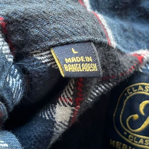 Jachs Heavyweight Cotton Flannel Sz. L - Picture 4 of 9